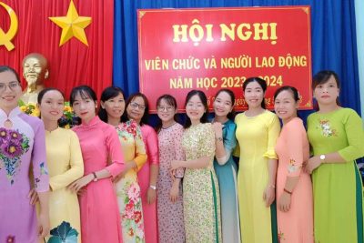 HỘI NGHỊ VIÊN CHỨC VÀ NGƯỜI LAO ĐỘNG TRƯỜNG TIỂU HỌC PHỔ THUẬN, NĂM HỌC 2023-2024